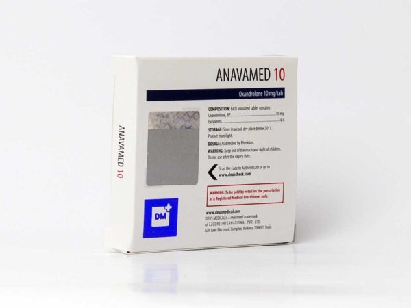 Anavamed 10mg – Oxandrolone – Deus Medical - Image 2