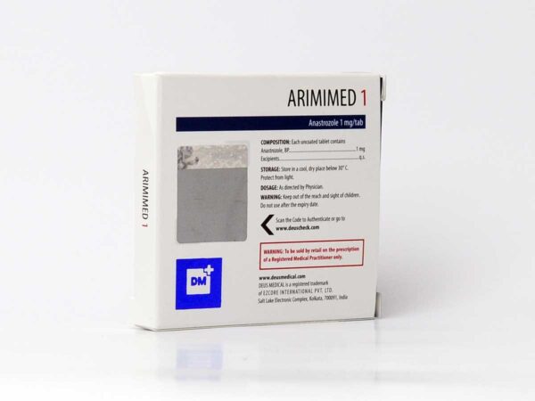 Arimimed 1mg – Anastrozole – Deus Medical - Image 2