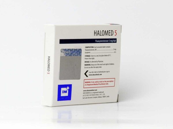 Halomed 5mg – Fluoxymesterone – Deus Medical - Image 3