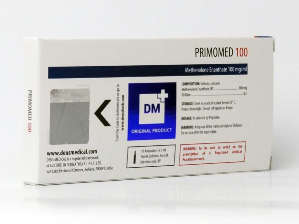 Primomed 100mg – Methenolone Enanthate – Deus Medical - Image 2