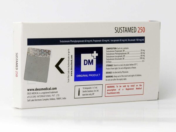 Sustamed 250mg – Sustanon – Deus Medical - Image 3