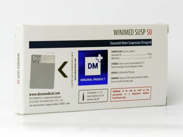 Winimed Suspension 50mg – Stanozolol Injection – Deus Medical - Image 2