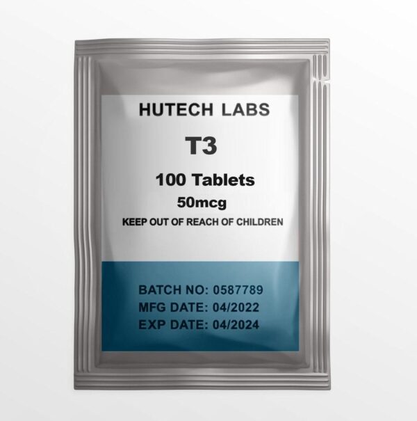 T3 50mcg *100tabs – Hutech Labs