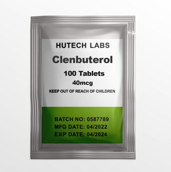 Clenbuterol 40 mcg *100tabs – Hutech Labs