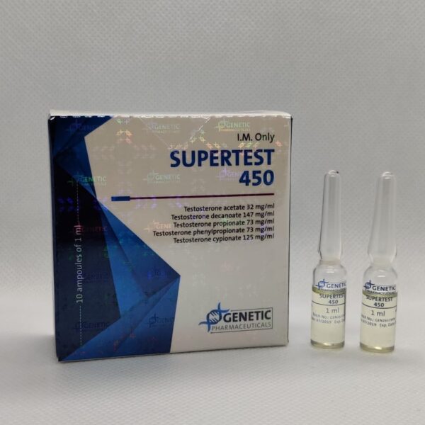 Supertest 450 amps – Genetic Pharmaceuticals