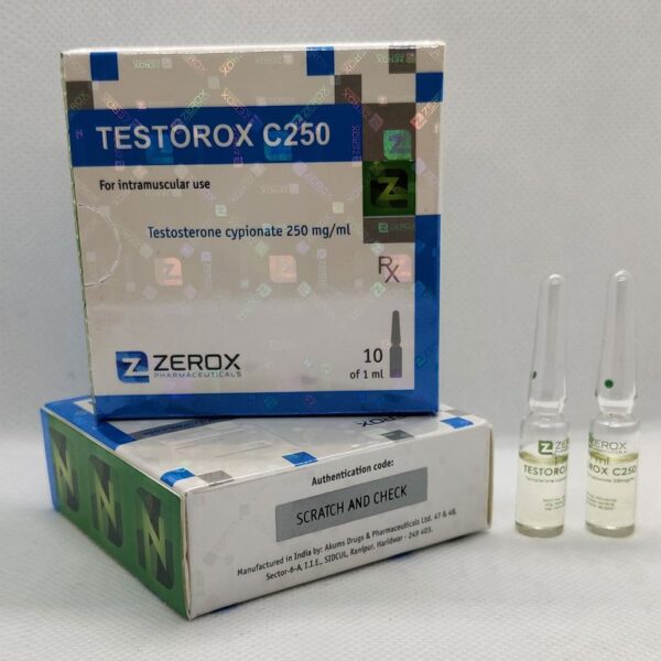 Testorox C250 amps – Zerox Pharmaceuticals